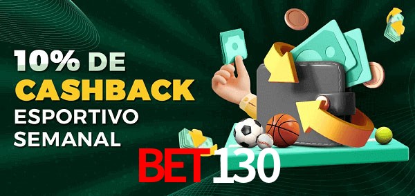 10% de bônus de cashback na Bet130